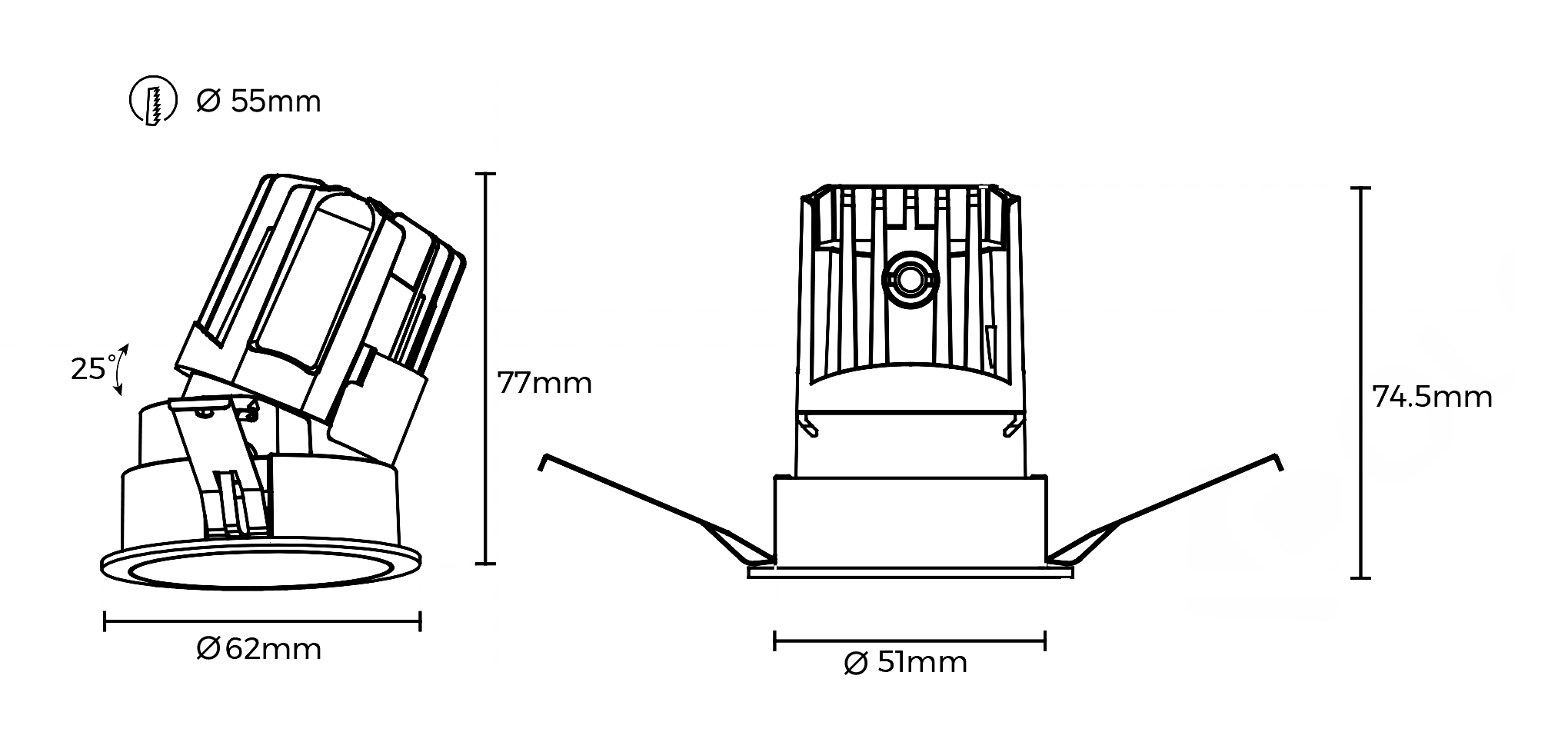 Чертёж светильника