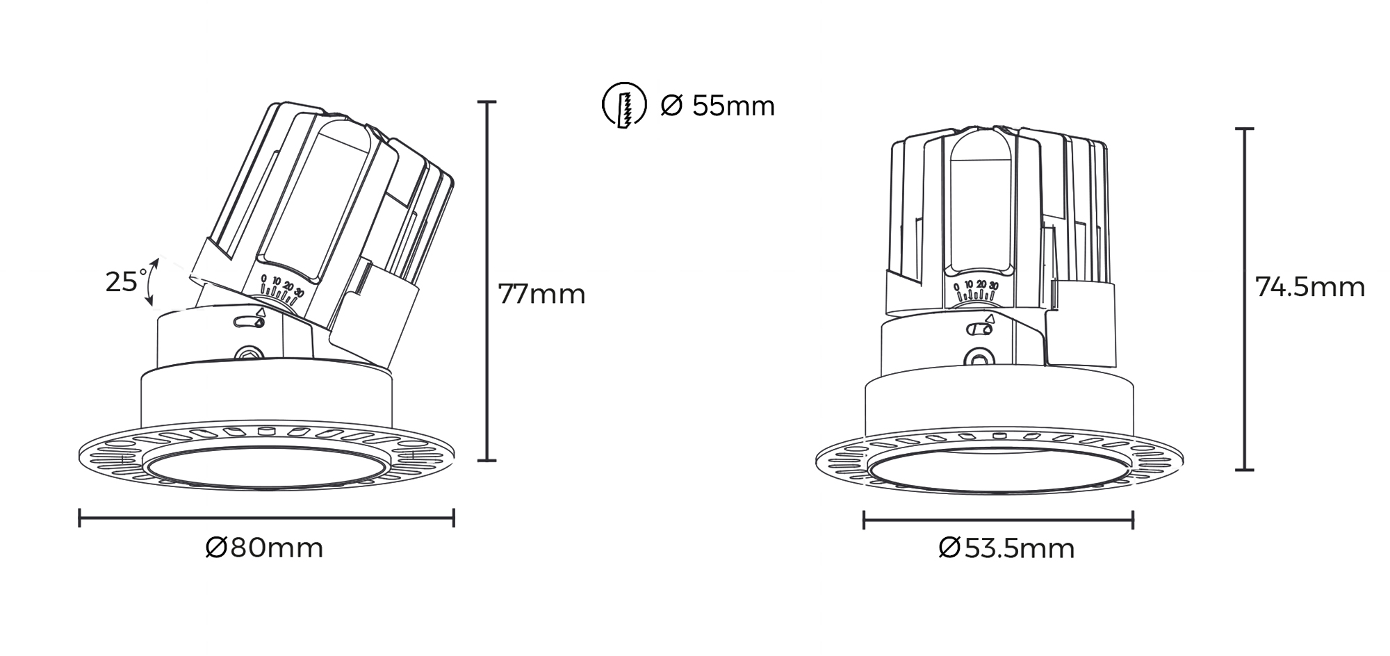 Чертёж светильника
