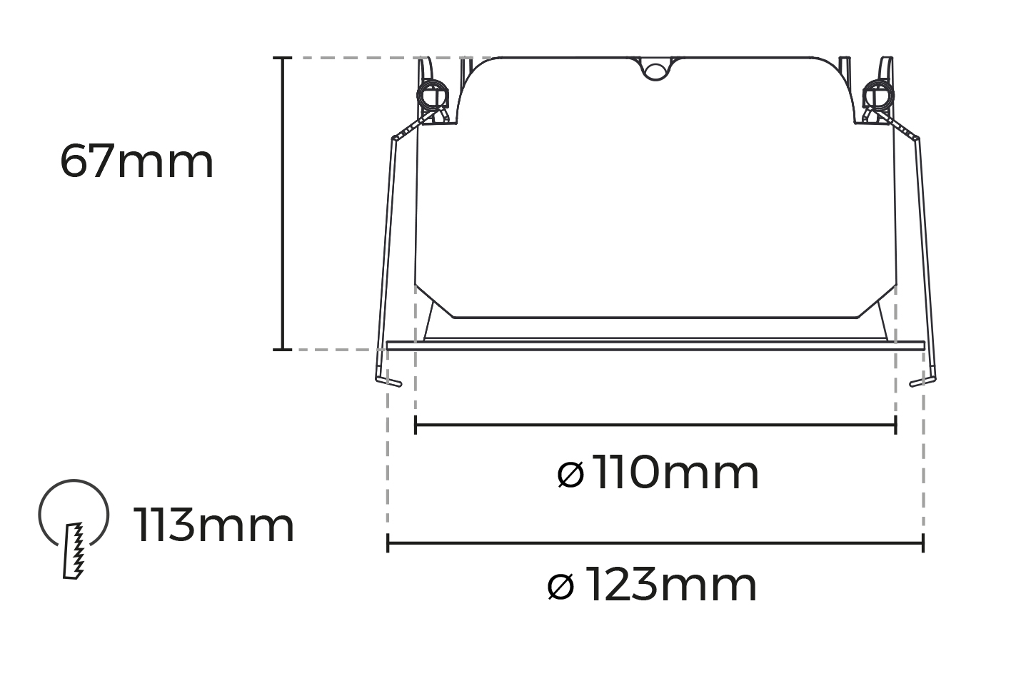 Чертёж светильника