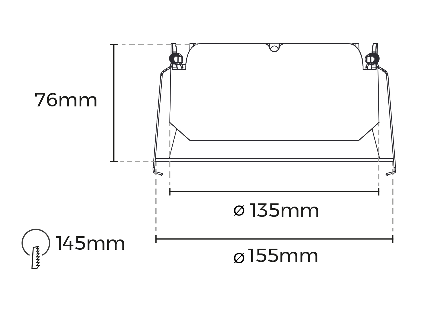 Чертёж светильника