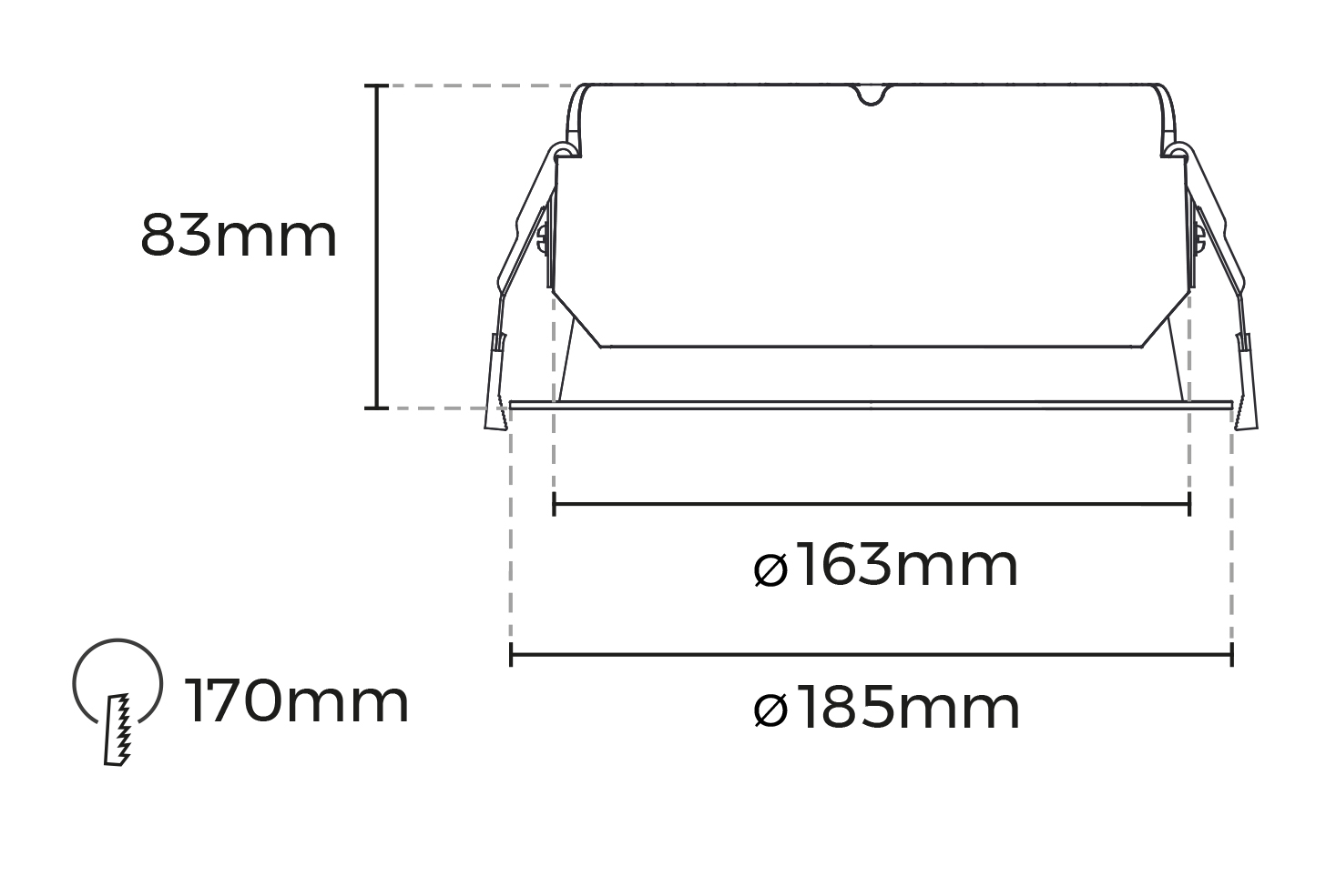 Чертёж светильника