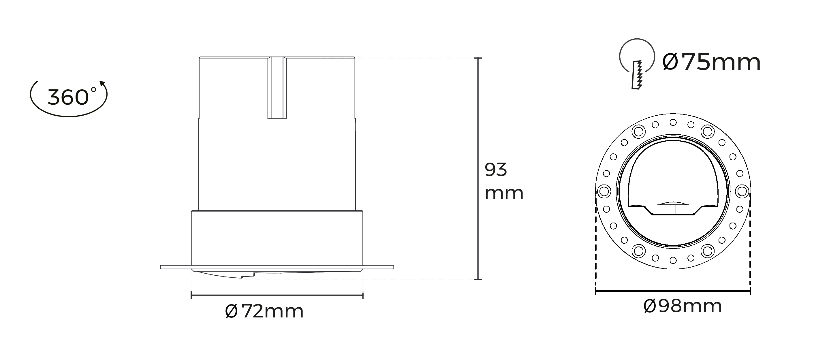 Чертёж светильника