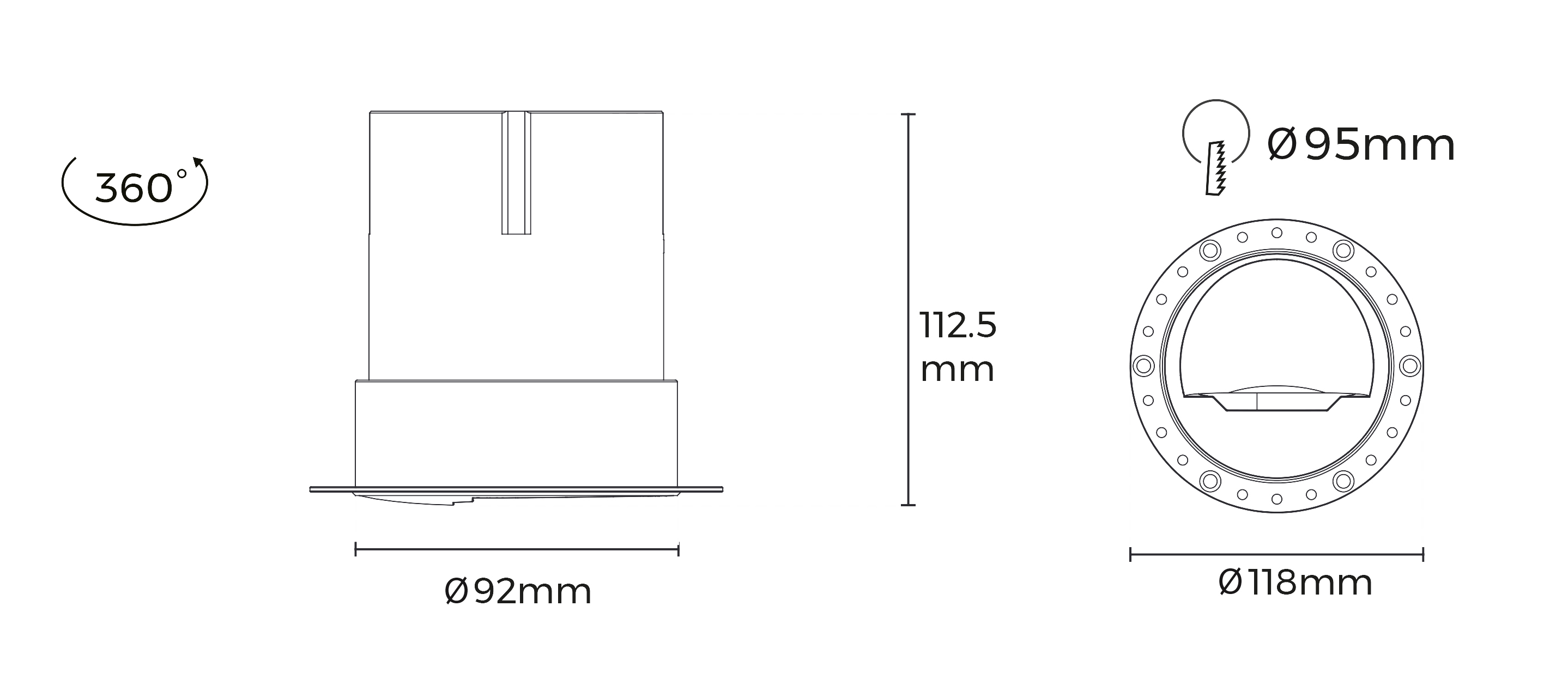 Чертёж светильника