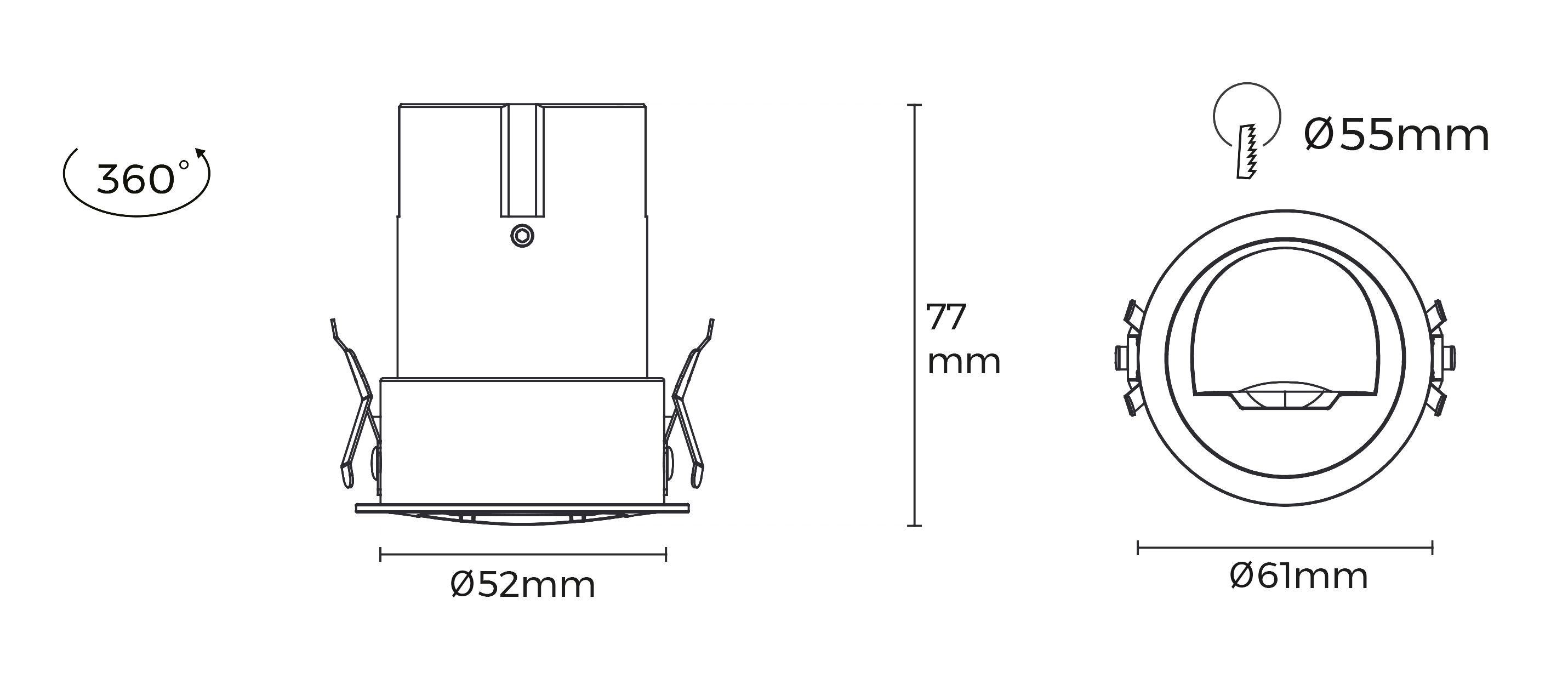 Чертёж светильника