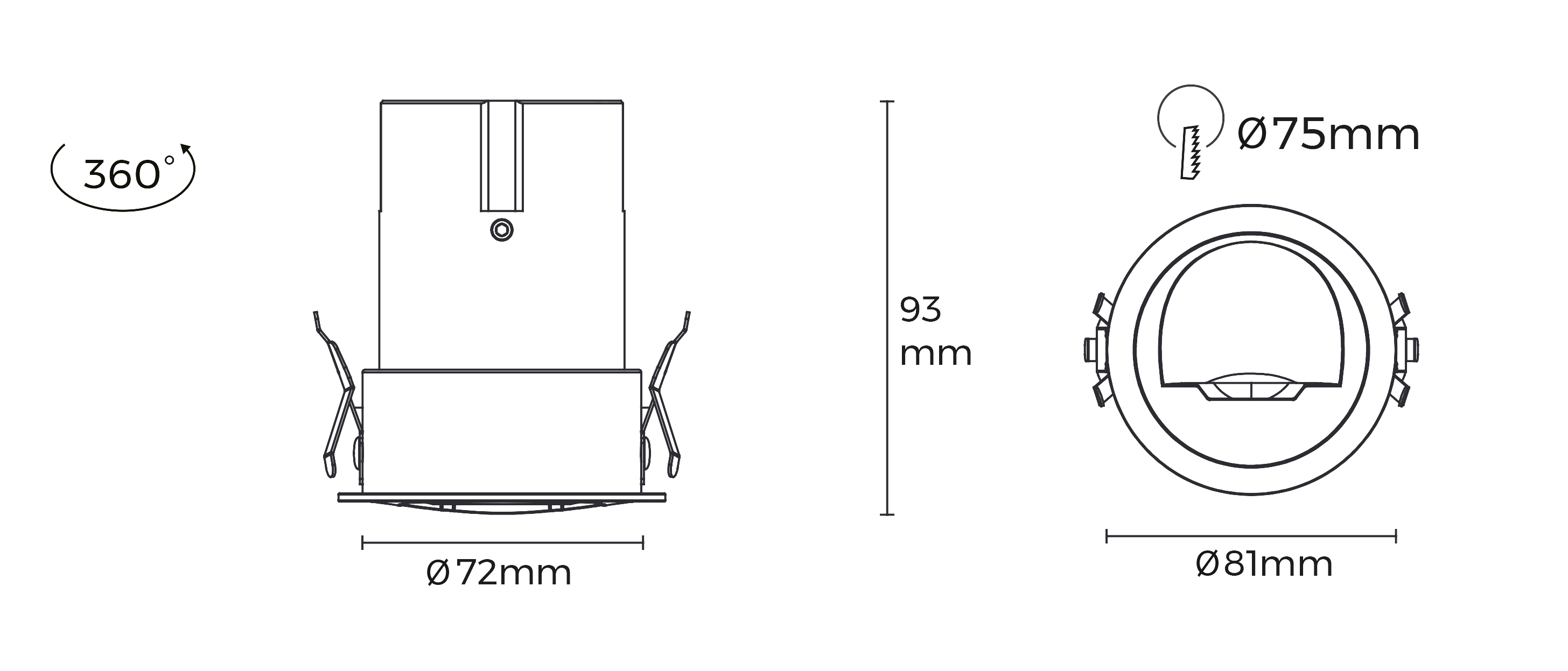 Чертёж светильника