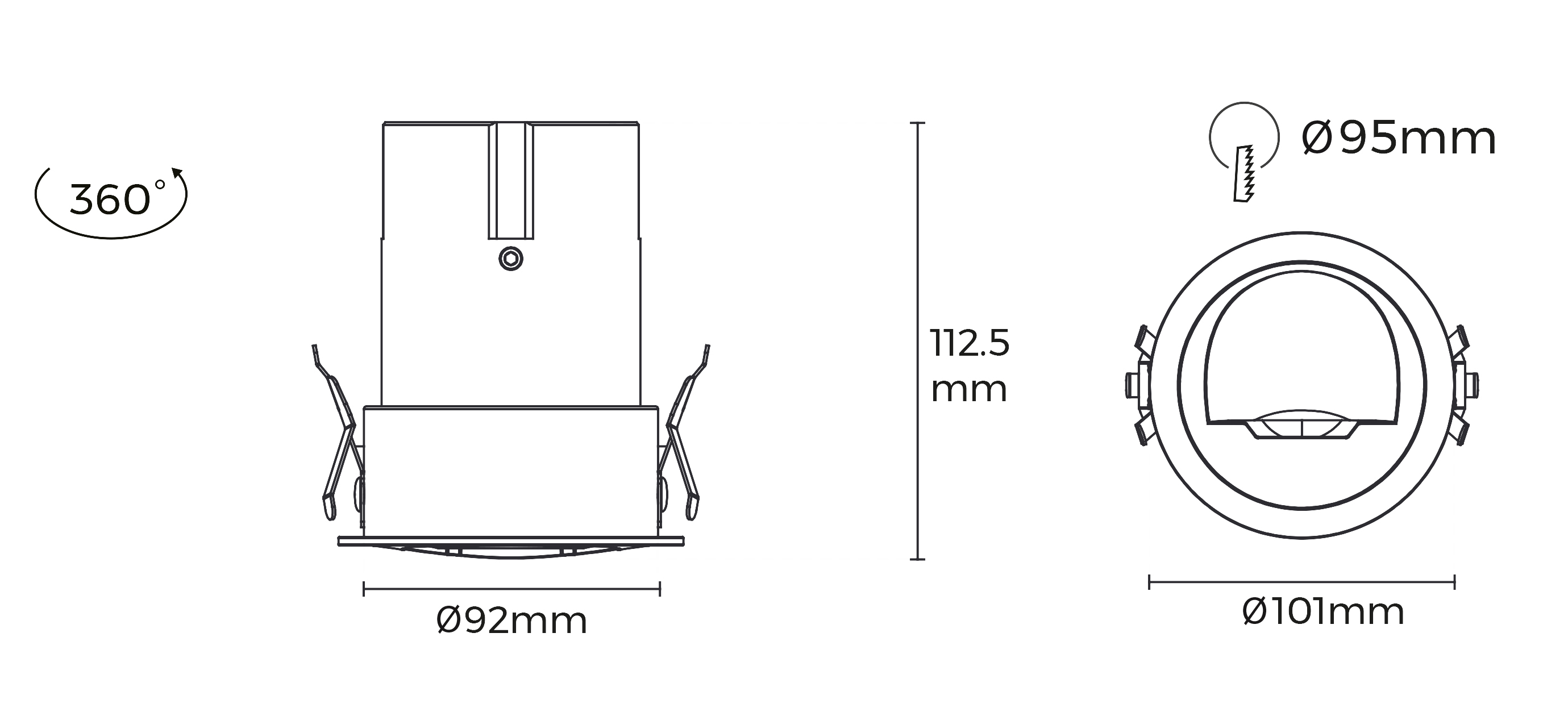 Чертёж светильника