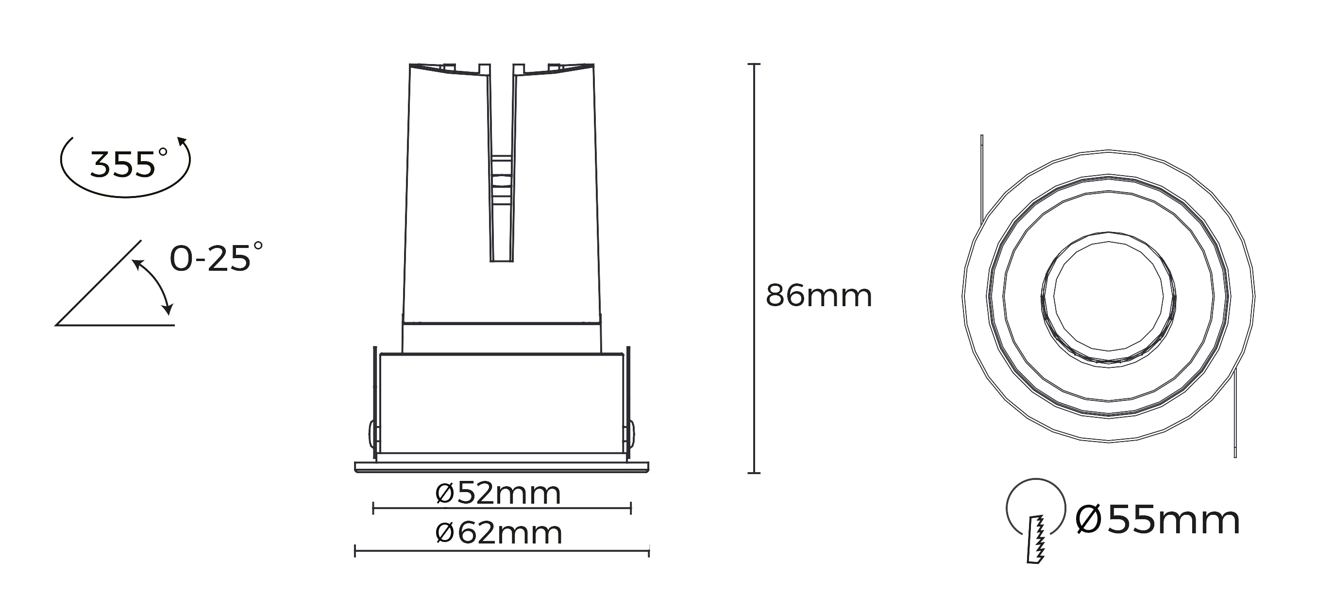 Чертёж светильника
