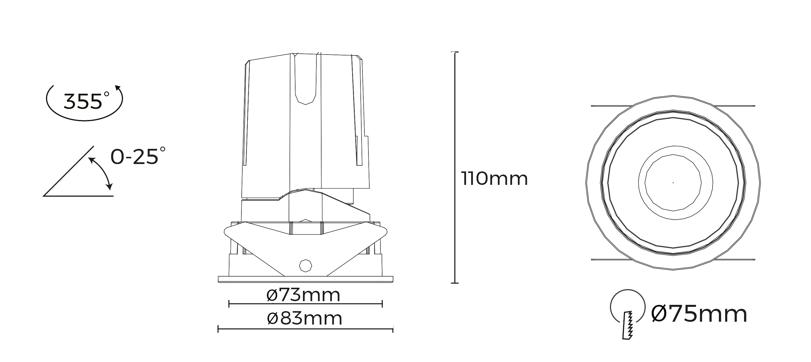 Чертёж светильника