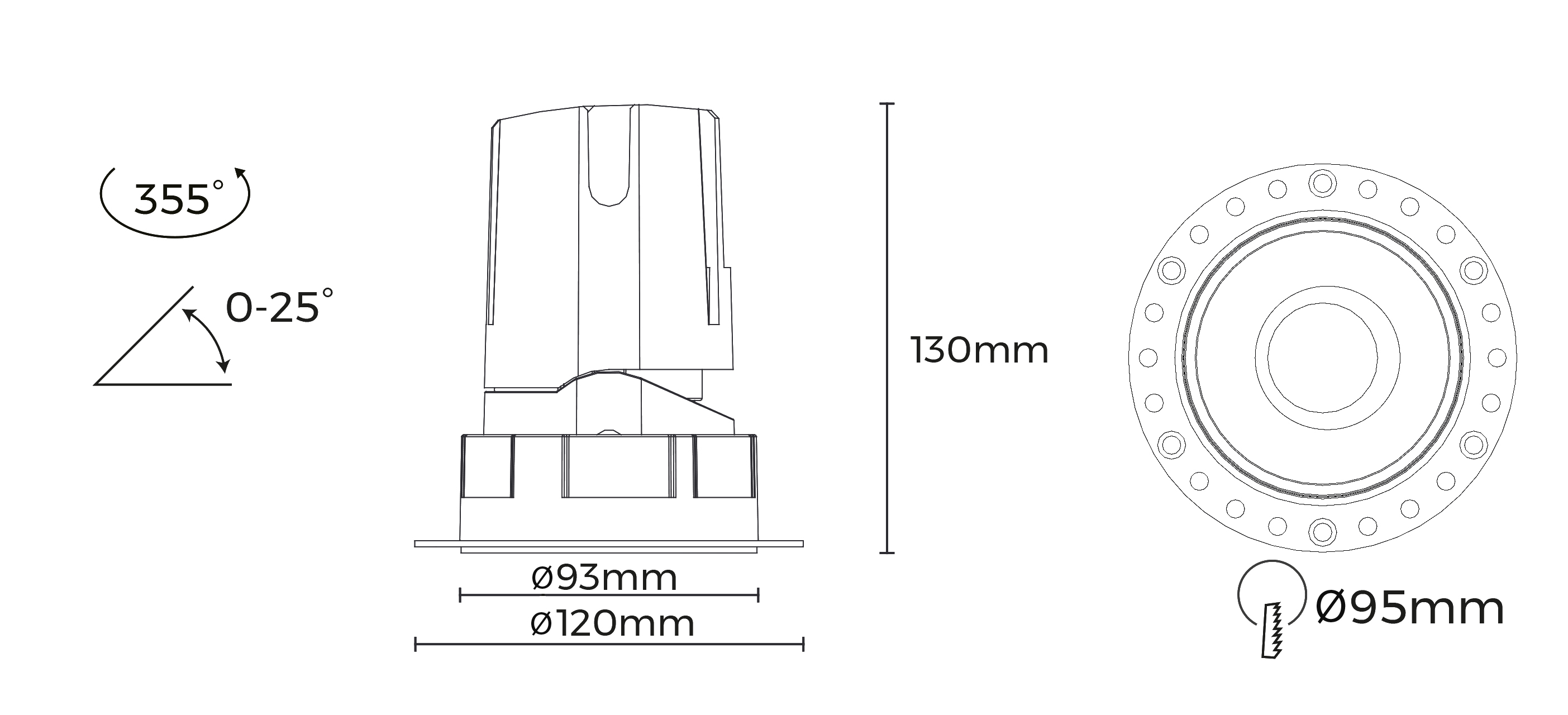 Чертёж светильника