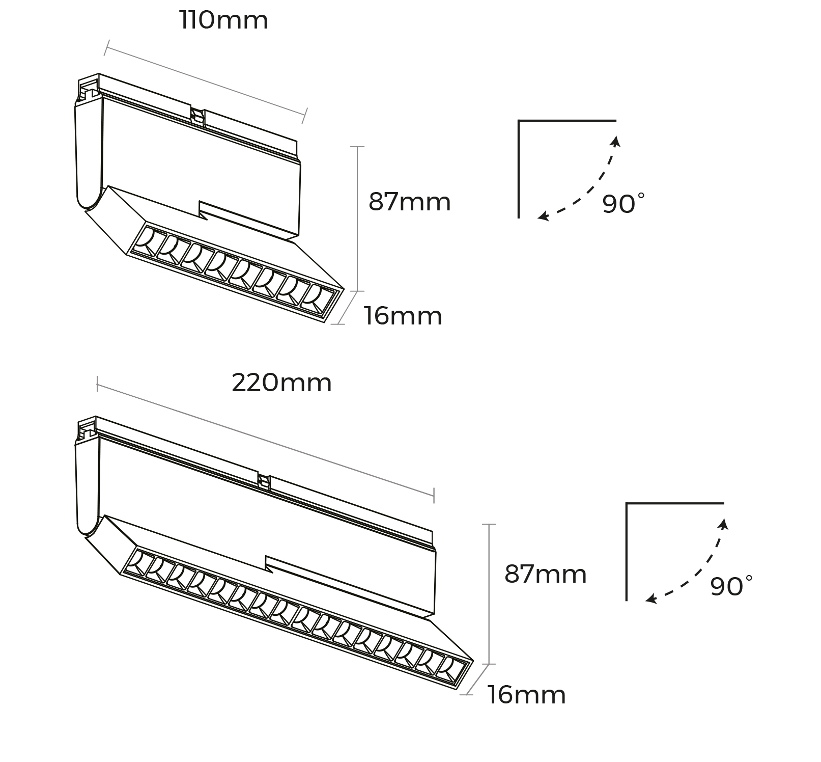 Чертёж светильника