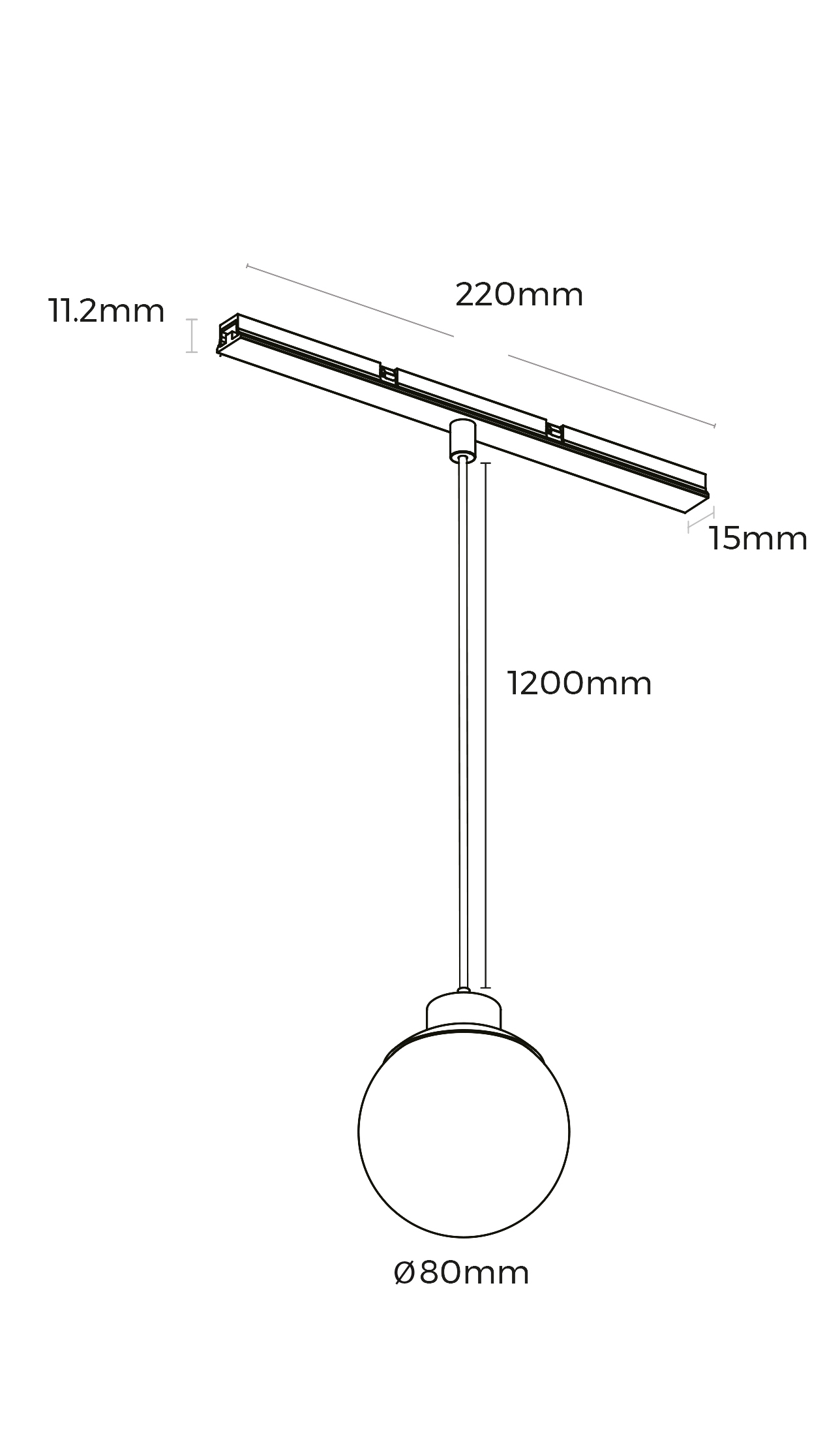 Чертёж светильника