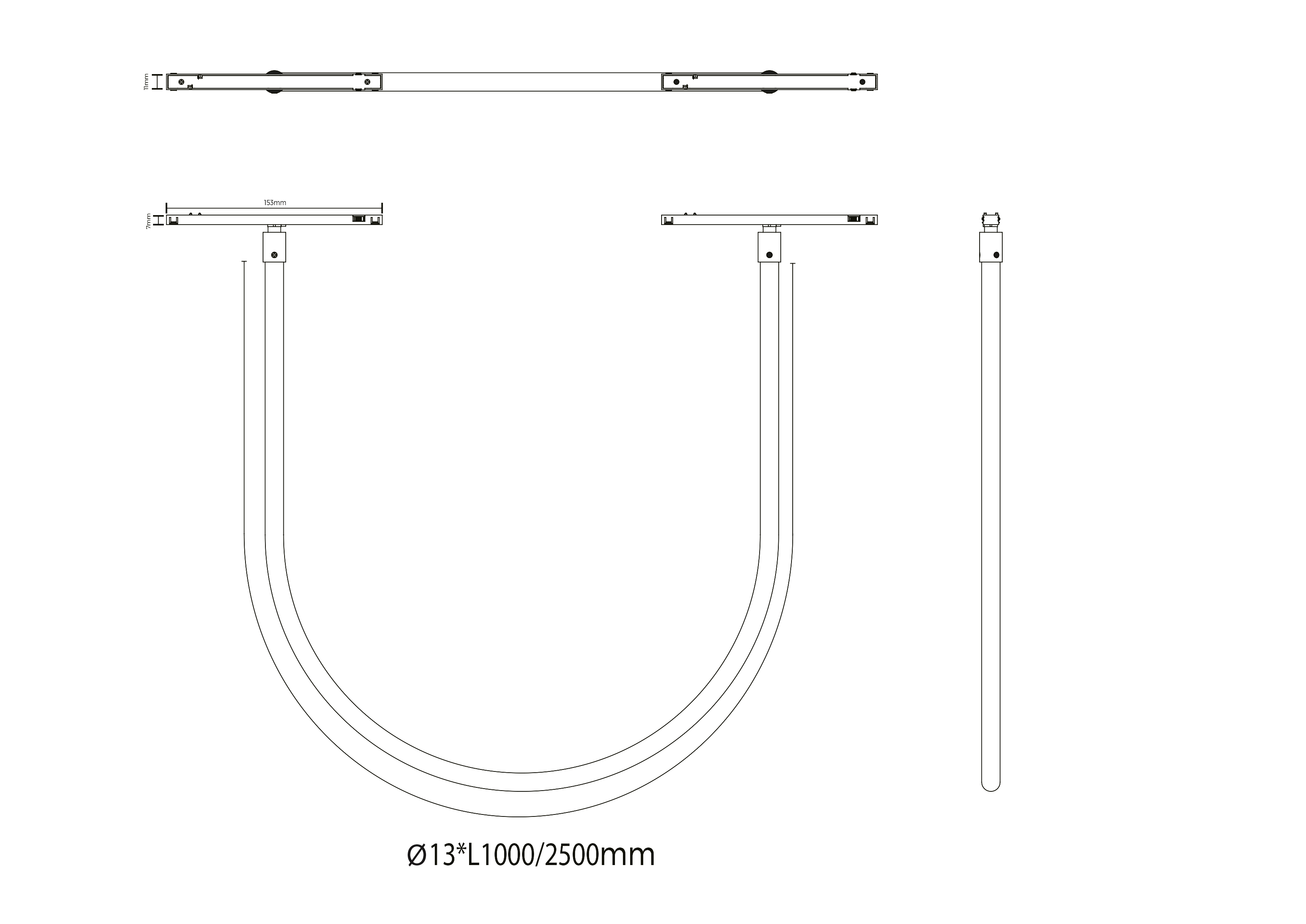 Чертёж светильника