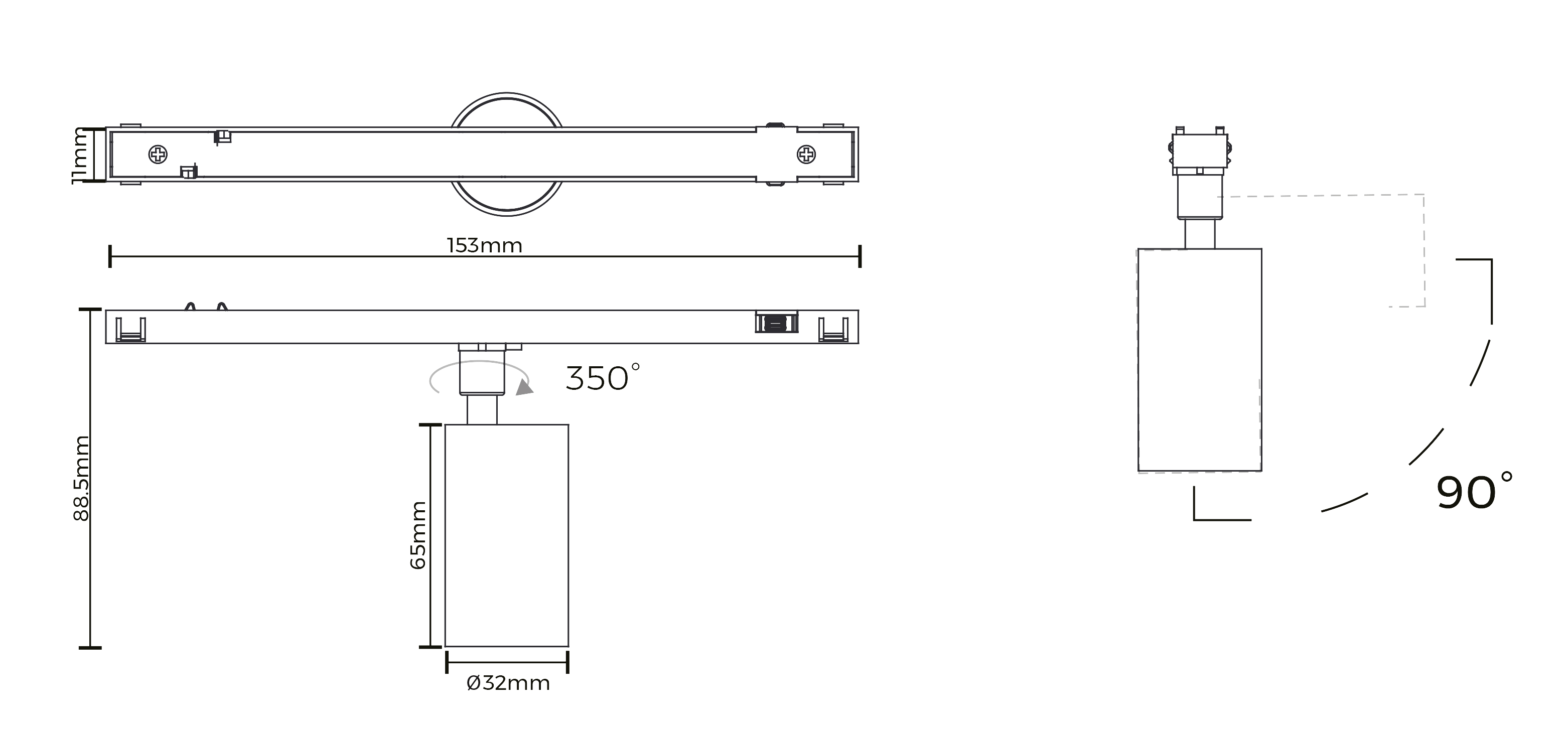 Чертёж светильника
