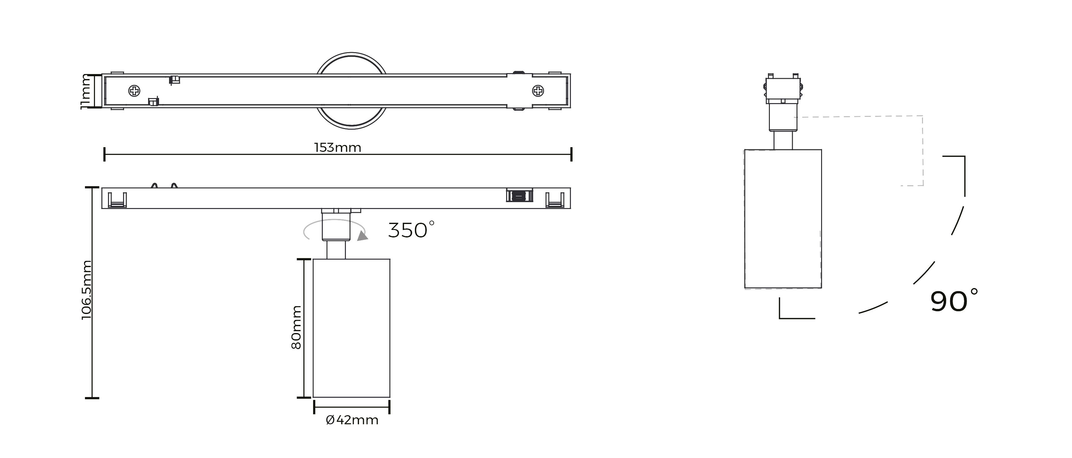 Чертёж светильника