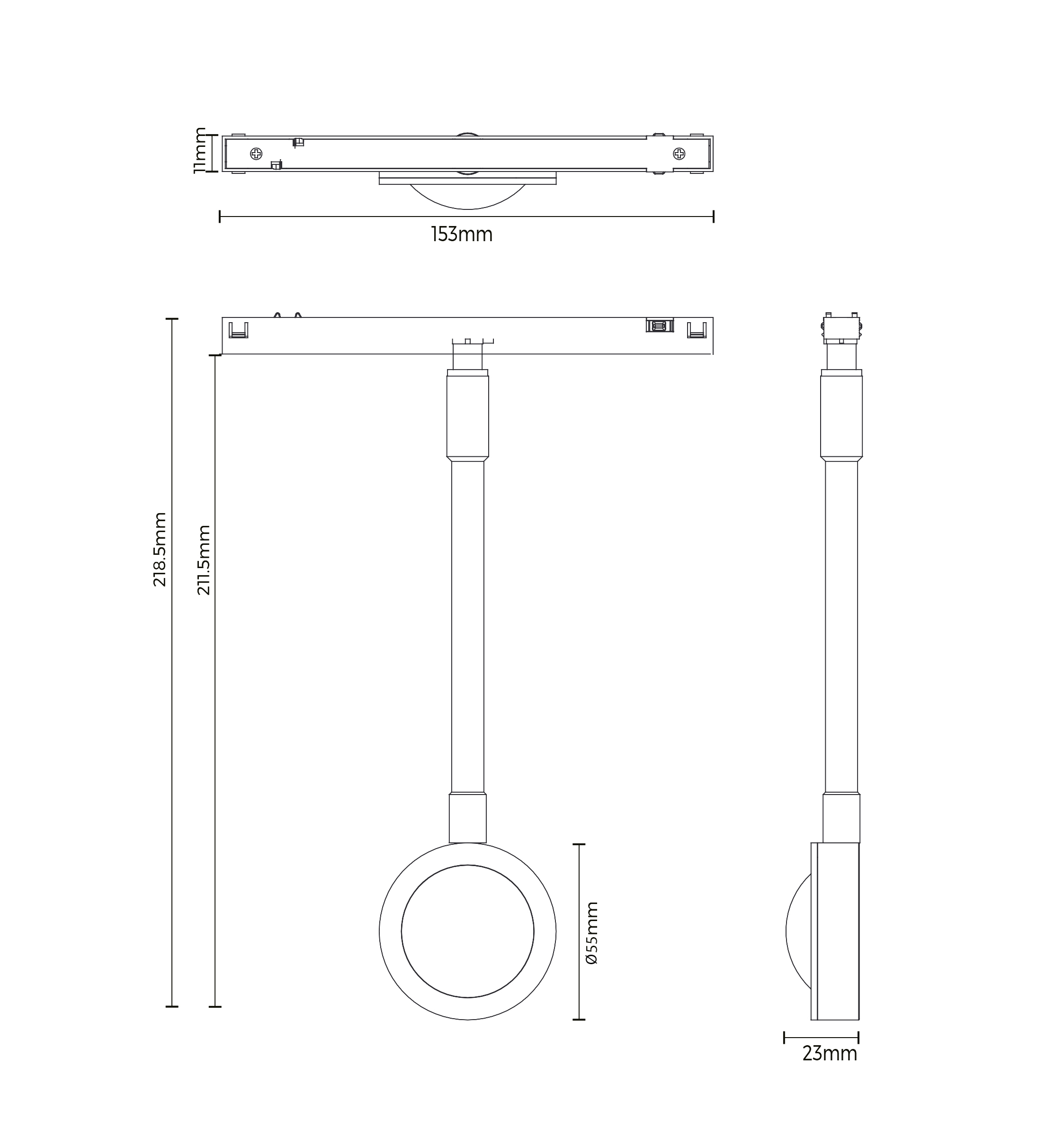 Чертёж светильника