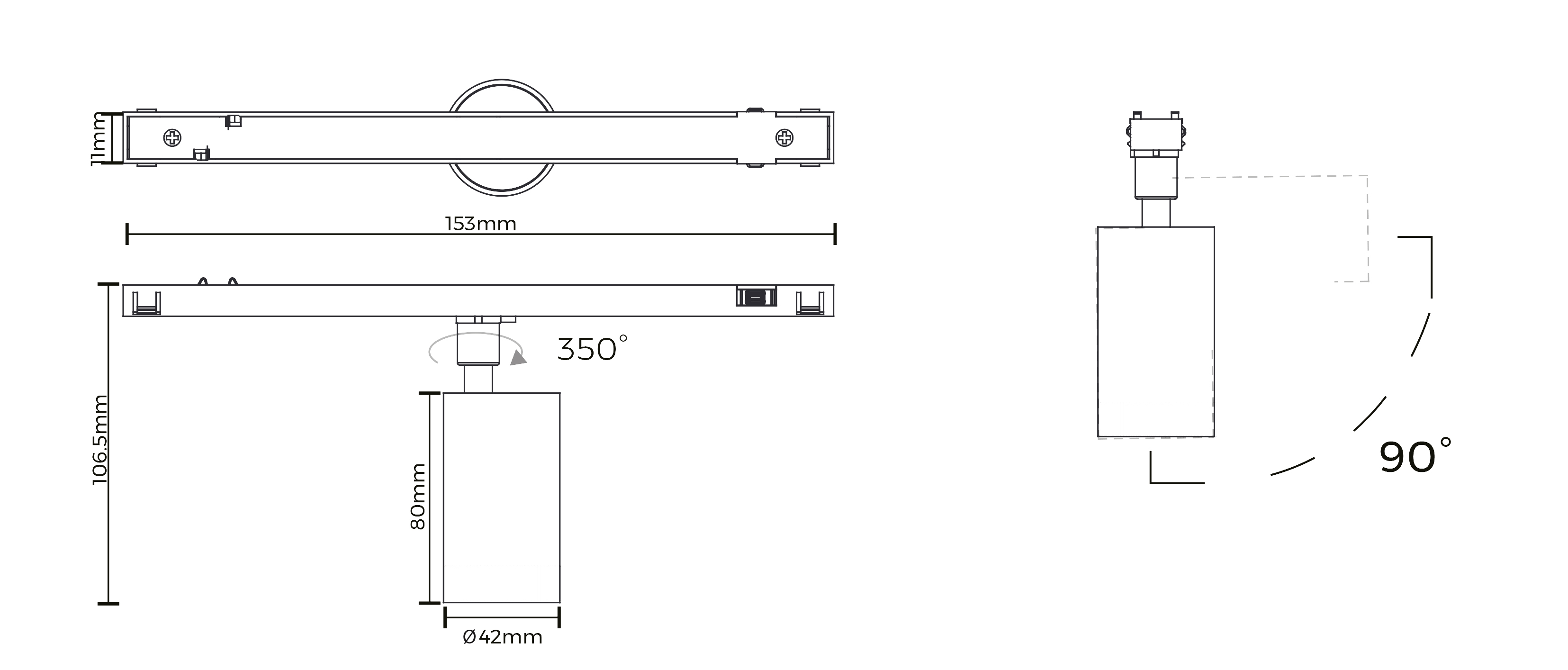 Чертёж светильника