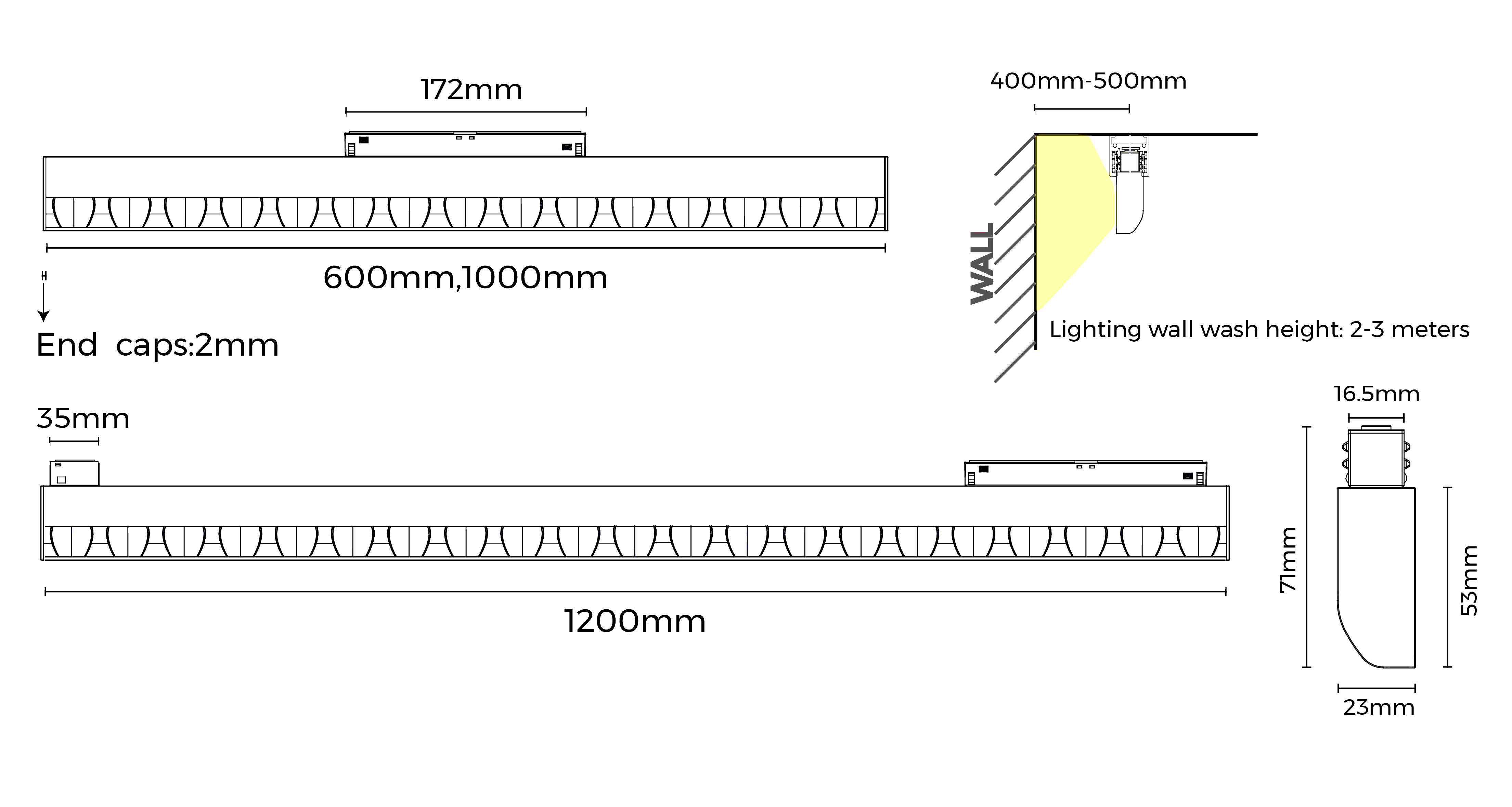 Чертёж светильника