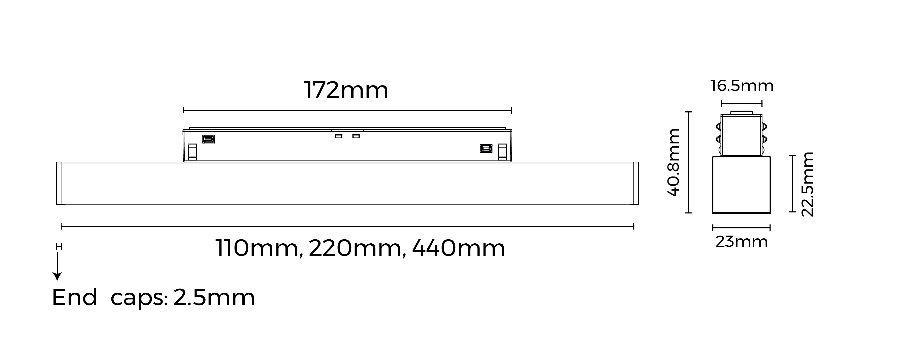 Чертёж светильника