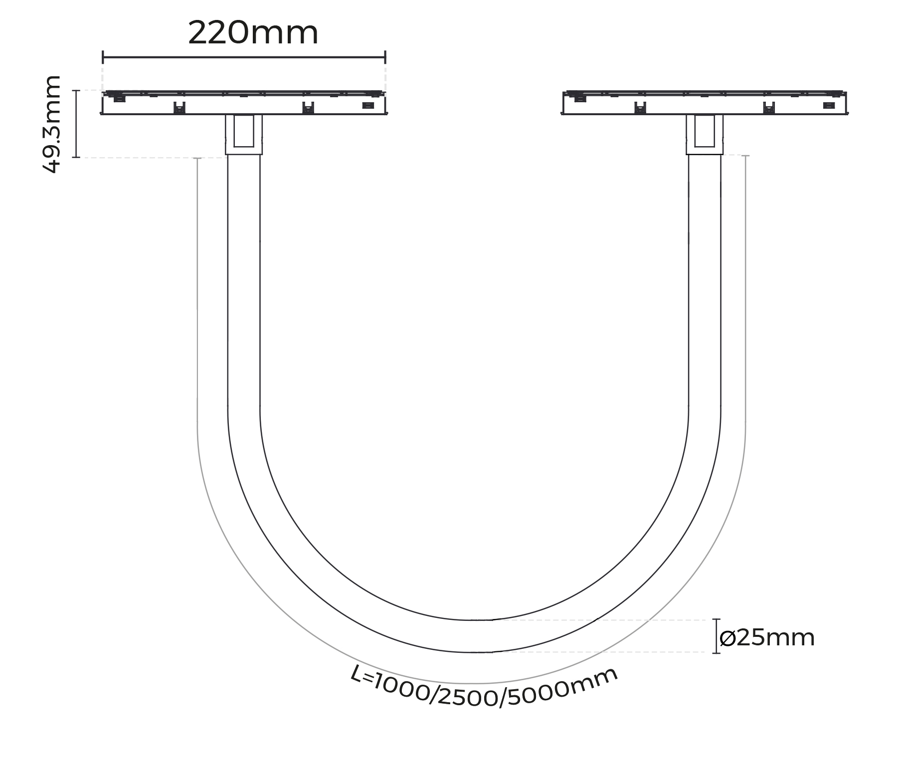 Чертёж светильника