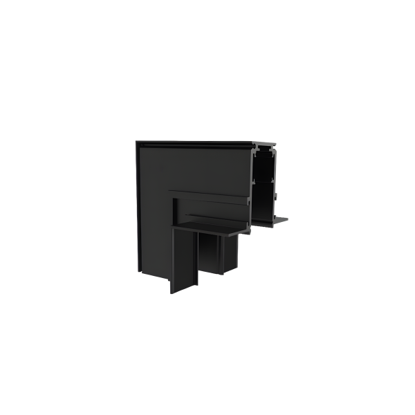 L-образный угловой трек верт. 4