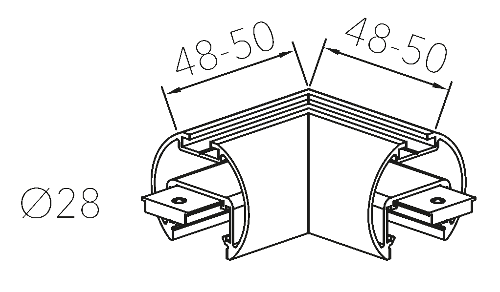Чертёж светильника